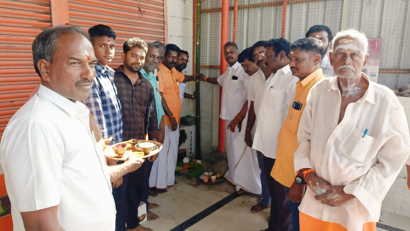 நெய்வேலியில் விநாயகர் சதுர்த்தி விழா – பந்தல் கால் நடும் நிகழ்ச்சி